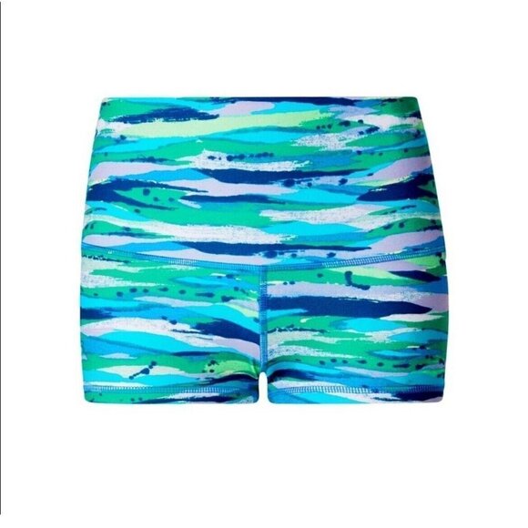 Lululemon Full Seven Wonders Multi Boogie shorts Roll Down size 4 - Picture 9 of 11